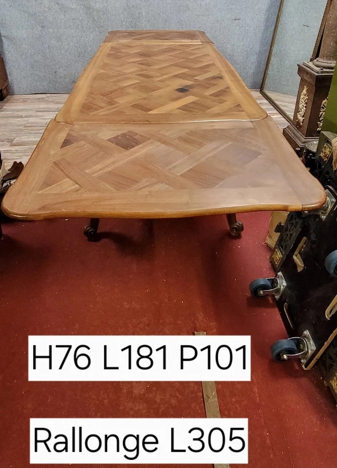 Louis XV Style Provencal Table In Solid Cherry Wood, 20th Century-photo-4