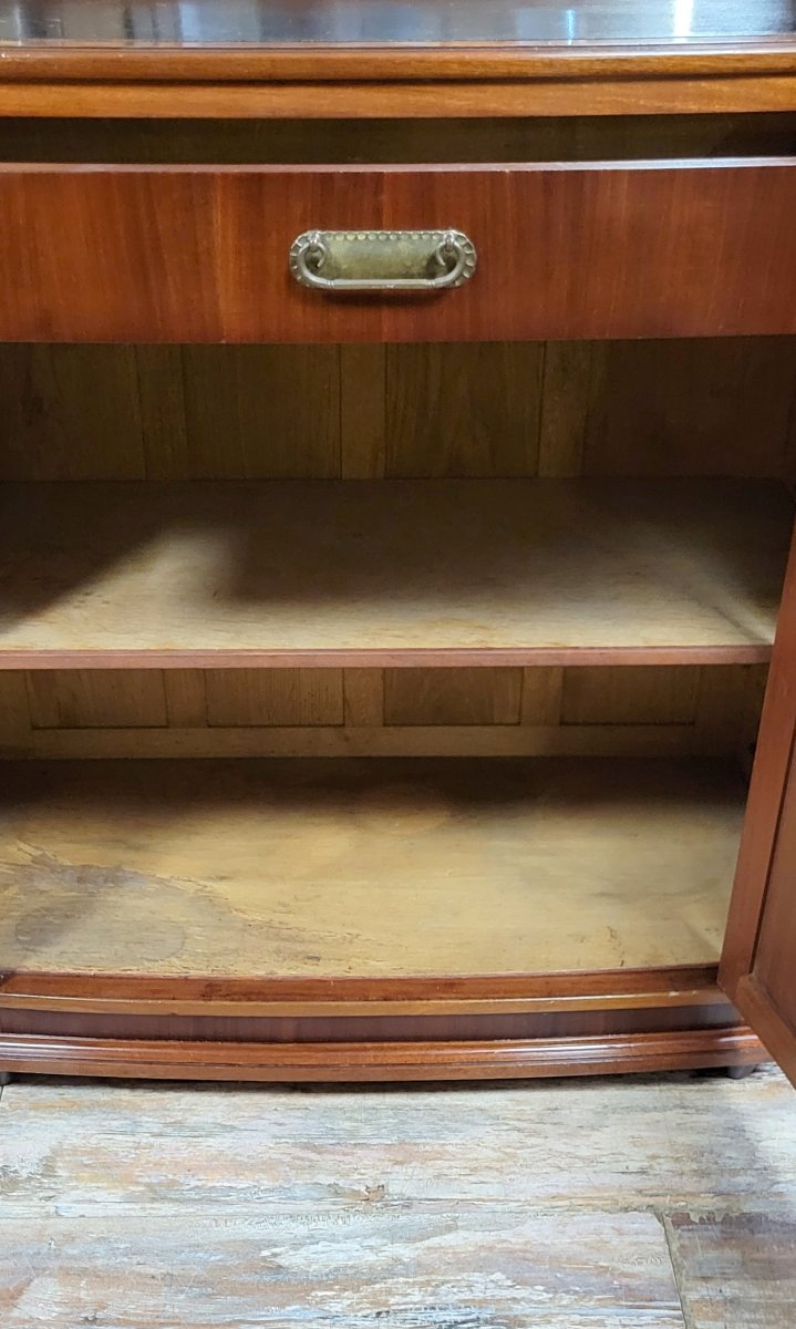 Nancy School: Large Art Nouveau Period Bookcase-photo-4