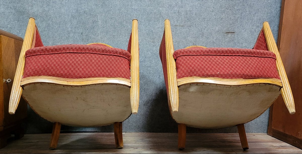 Paire de fauteuils époque Art Déco -photo-6