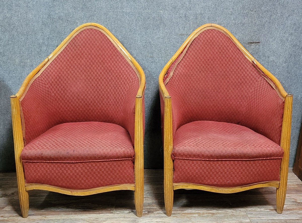 Paire de fauteuils époque Art Déco 