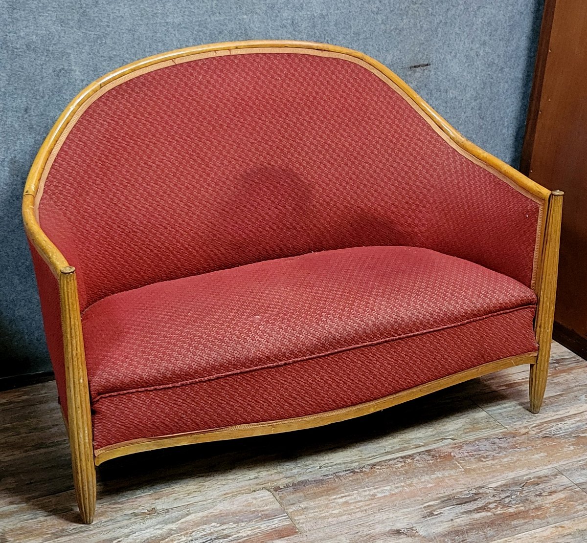 Art Deco Period Bench By Paul Pollot (1877-1942)    -photo-1