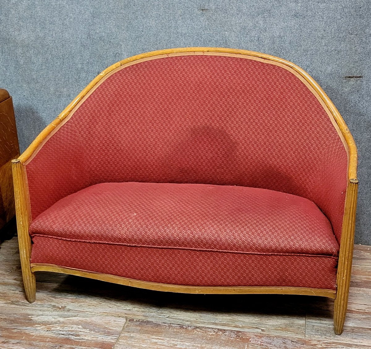 Art Deco Period Bench By Paul Pollot (1877-1942)    -photo-2