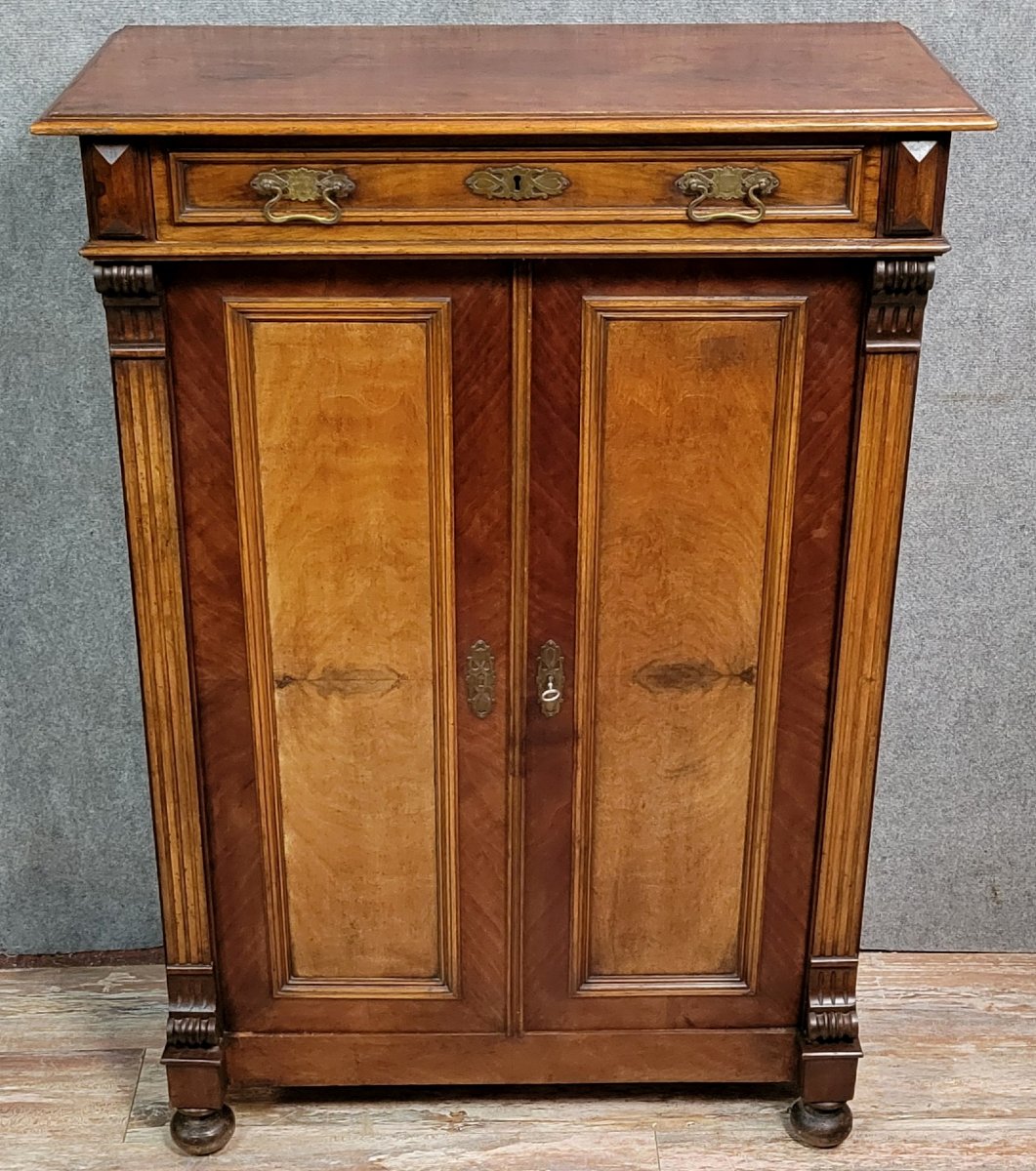 Buffet d'appui époque Biedermeier en acajou -photo-3