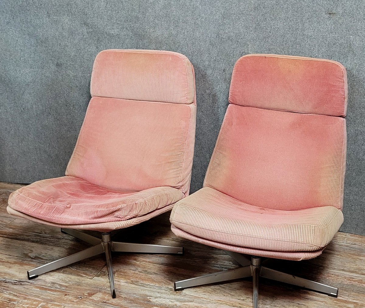 Gillis Lundgreen : Paire de fauteuils, « Lunna » pour Ikéa 1960's  -photo-1