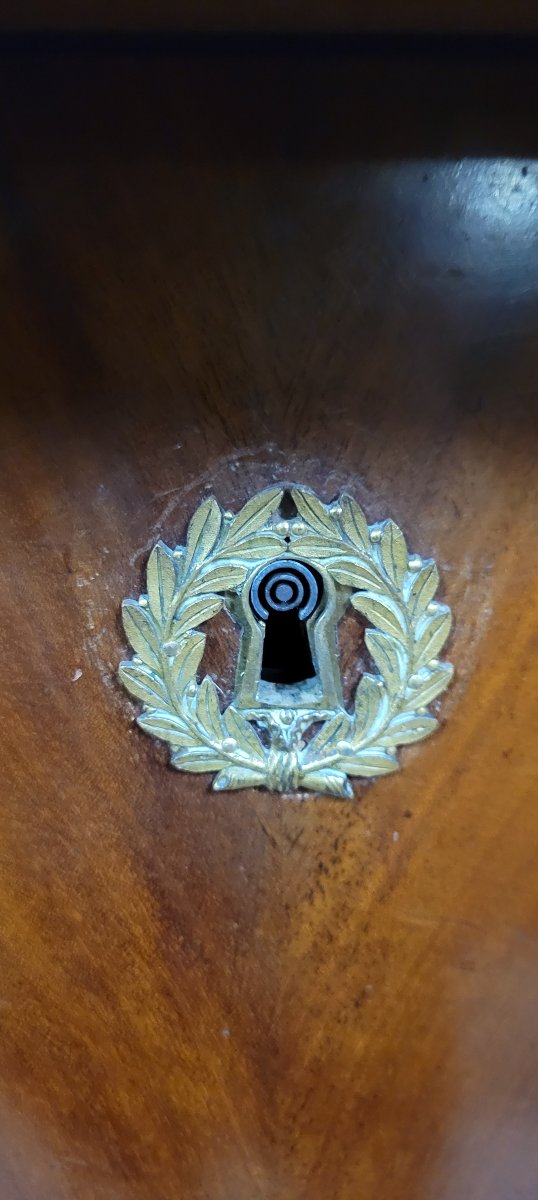 Secrétaire époque Empire en acajou -photo-6