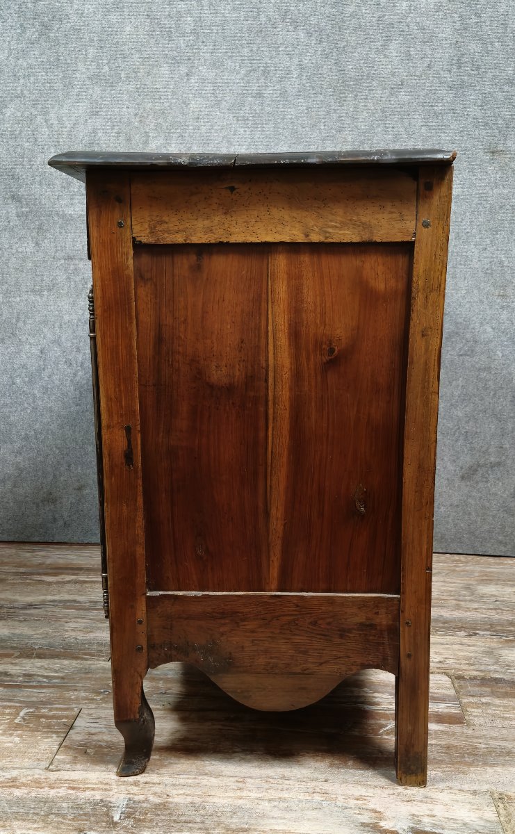 Louis XV Period Sideboard In Walnut And Solid Oak -photo-6
