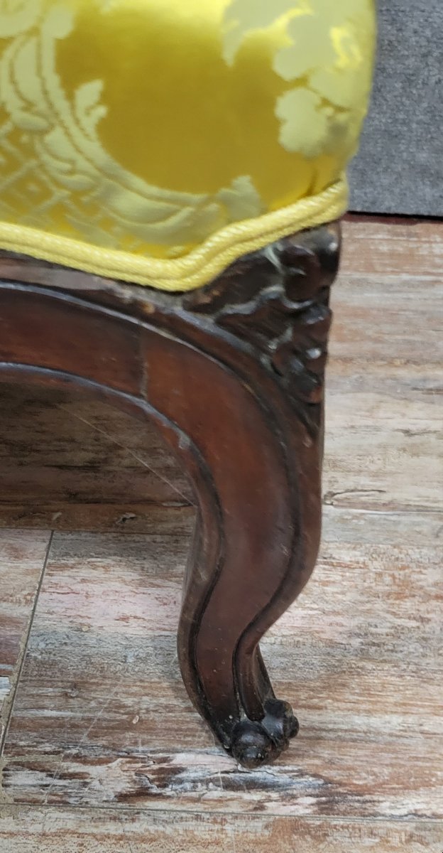 Fauteuil style Louis XV en acajou (c)-photo-5
