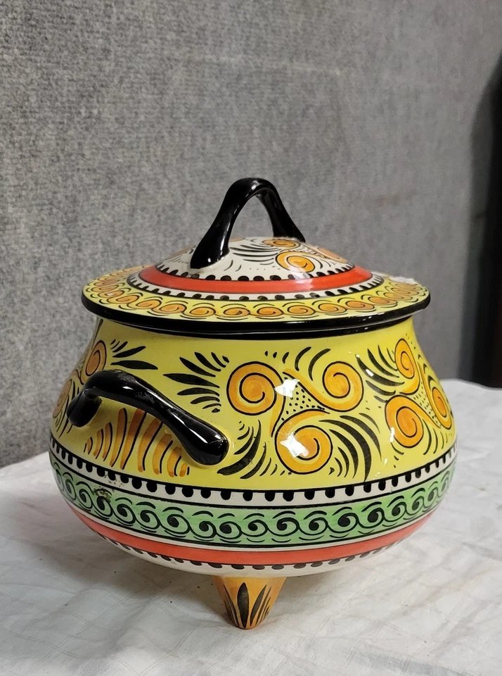 Mont Saint Michel Pottery By Breitz: Ceramic Soup Tureen 1960-photo-1