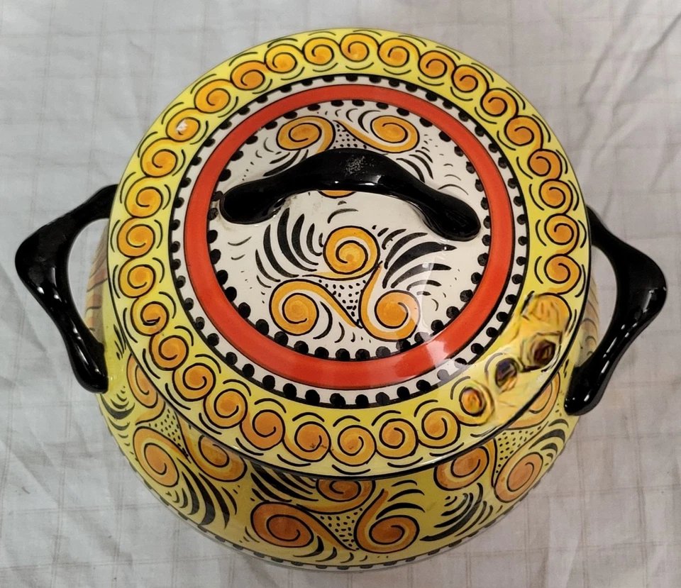 Mont Saint Michel Pottery By Breitz: Ceramic Soup Tureen 1960-photo-3