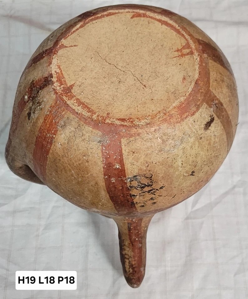 Traditional Kabyle/berber Terracotta Pottery Decorated With 19th-20th Century Motifs (2)-photo-4