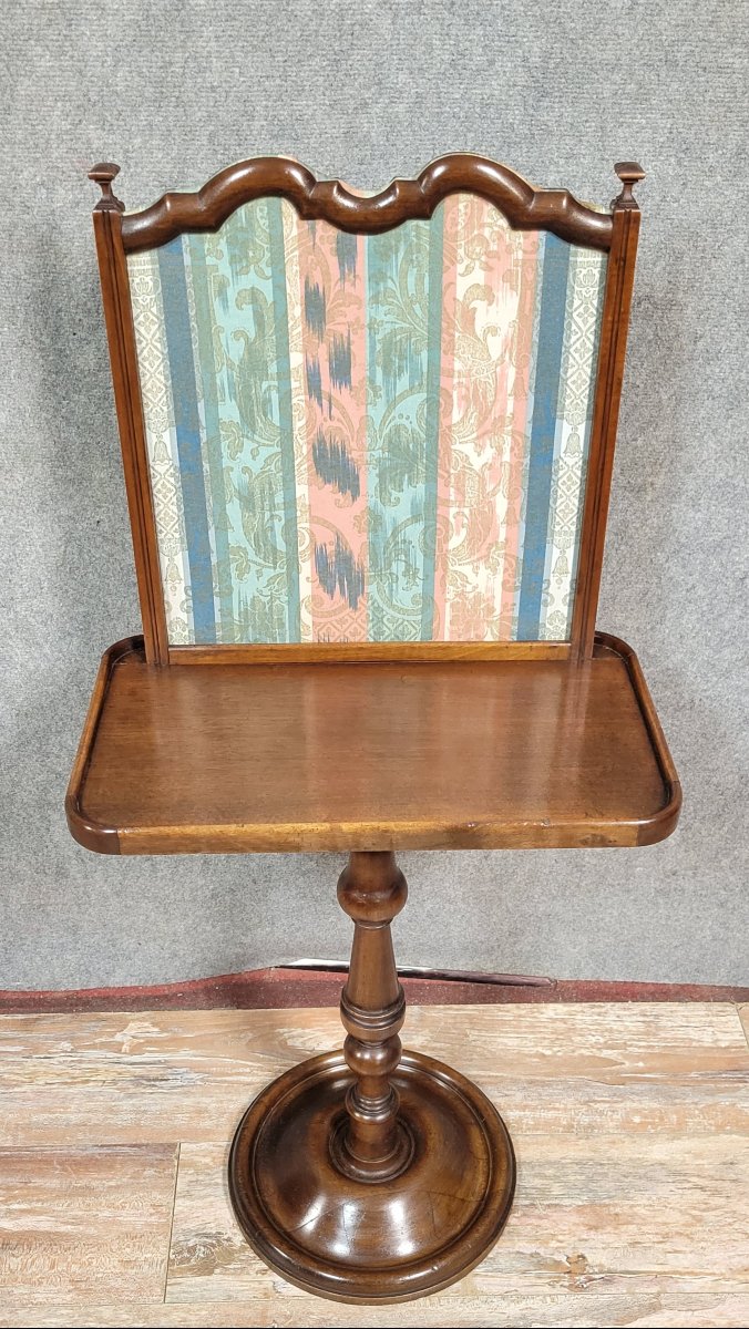 Ceremonial Pedestal Table With Privacy Screen, Napoleon III Period -photo-3