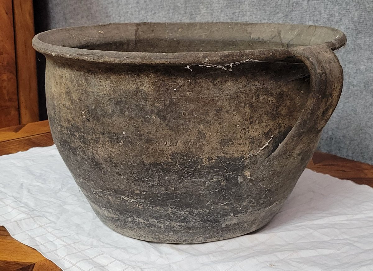 Old Traditional Kabyle / Berber Terracotta Pottery-photo-1