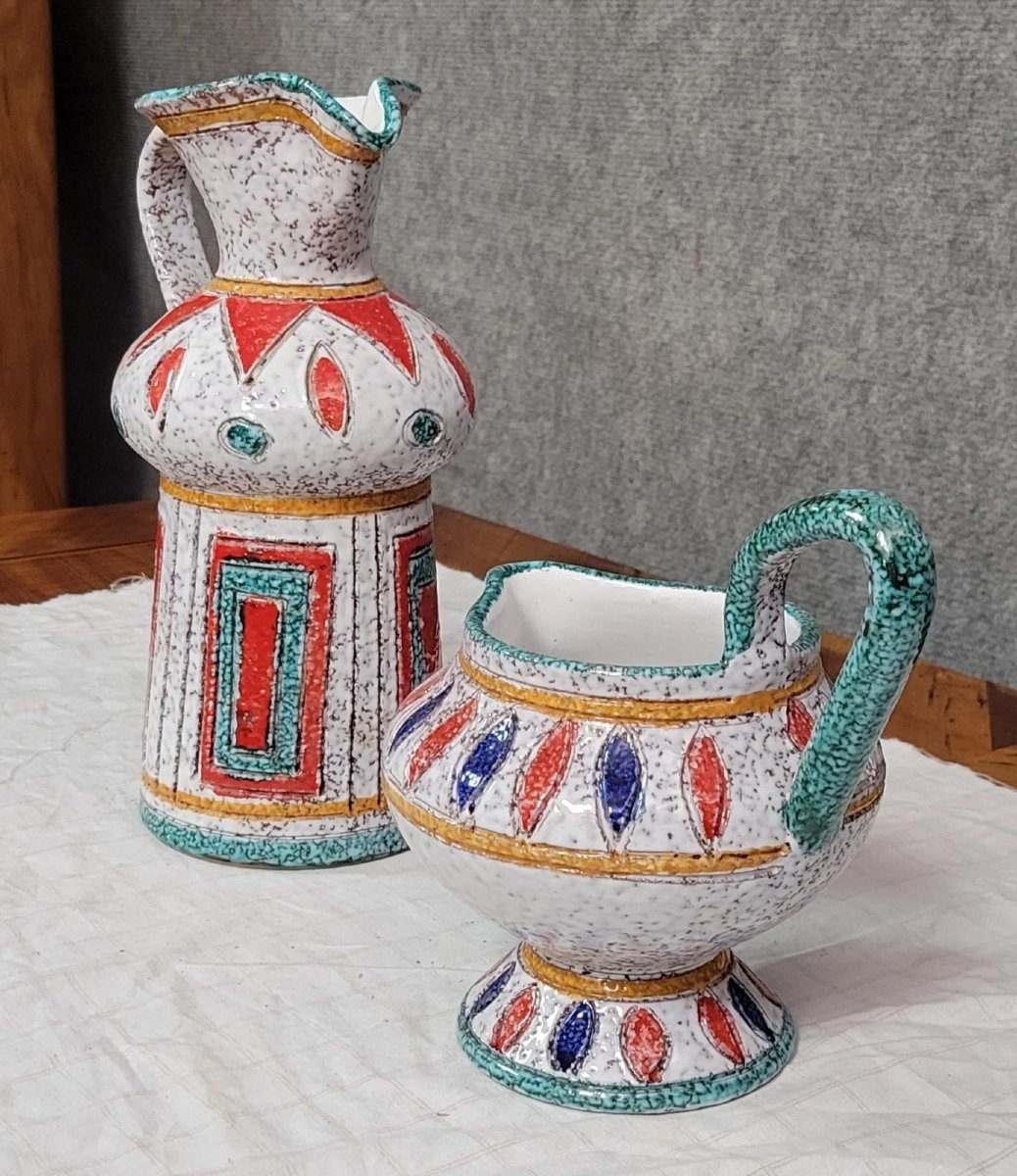 Two Pieces Of Italian Ceramic From The Art Deco Period -photo-2