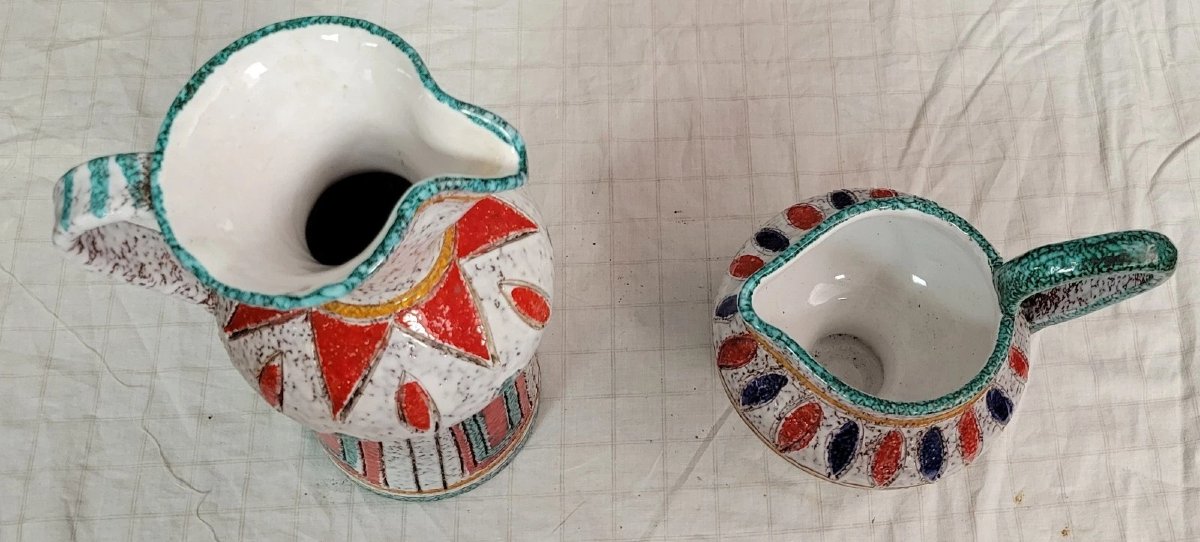 Two Pieces Of Italian Ceramic From The Art Deco Period -photo-3