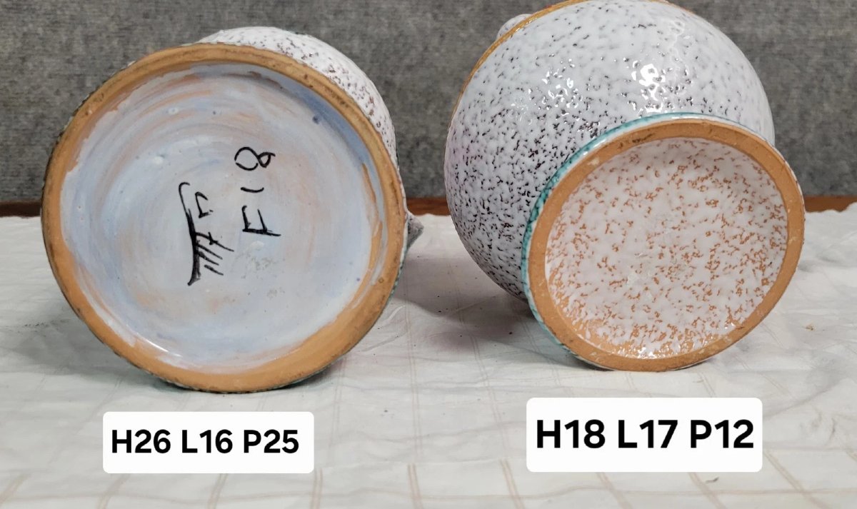 Two Pieces Of Italian Ceramic From The Art Deco Period -photo-5