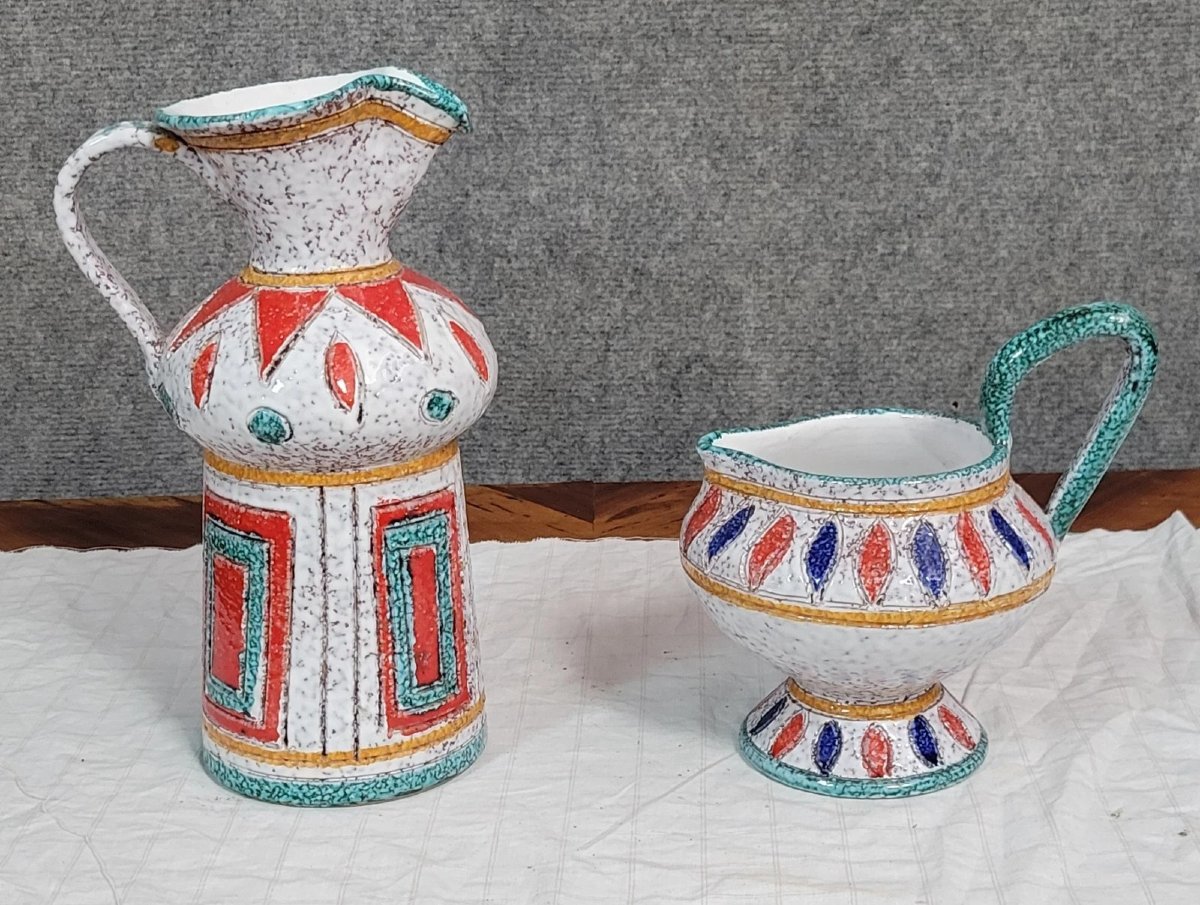 Two Pieces Of Italian Ceramic From The Art Deco Period -photo-6