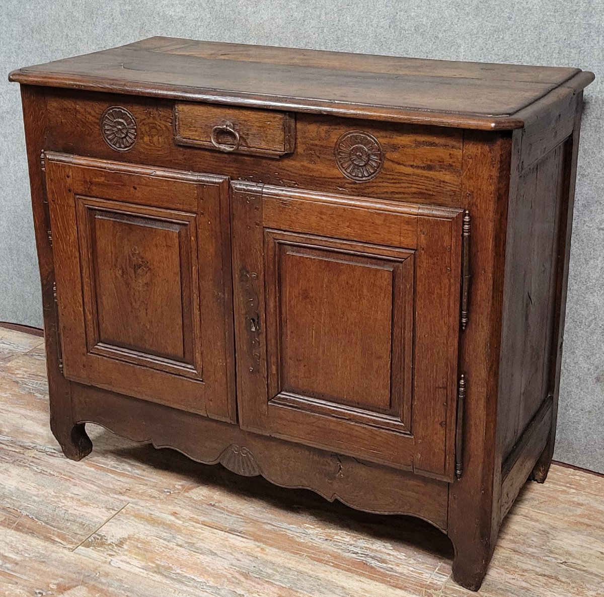 Buffet époque Louis XV en chene massif -photo-1