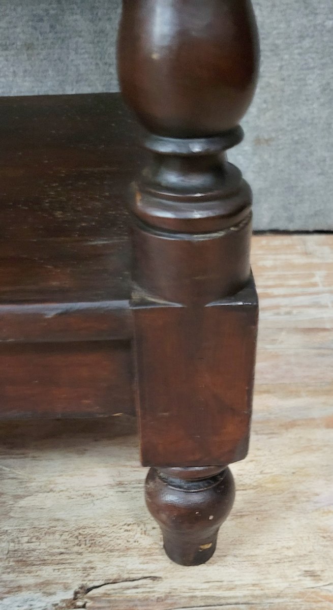 Etagére rustique style Louis XIII en bois tourné -photo-6