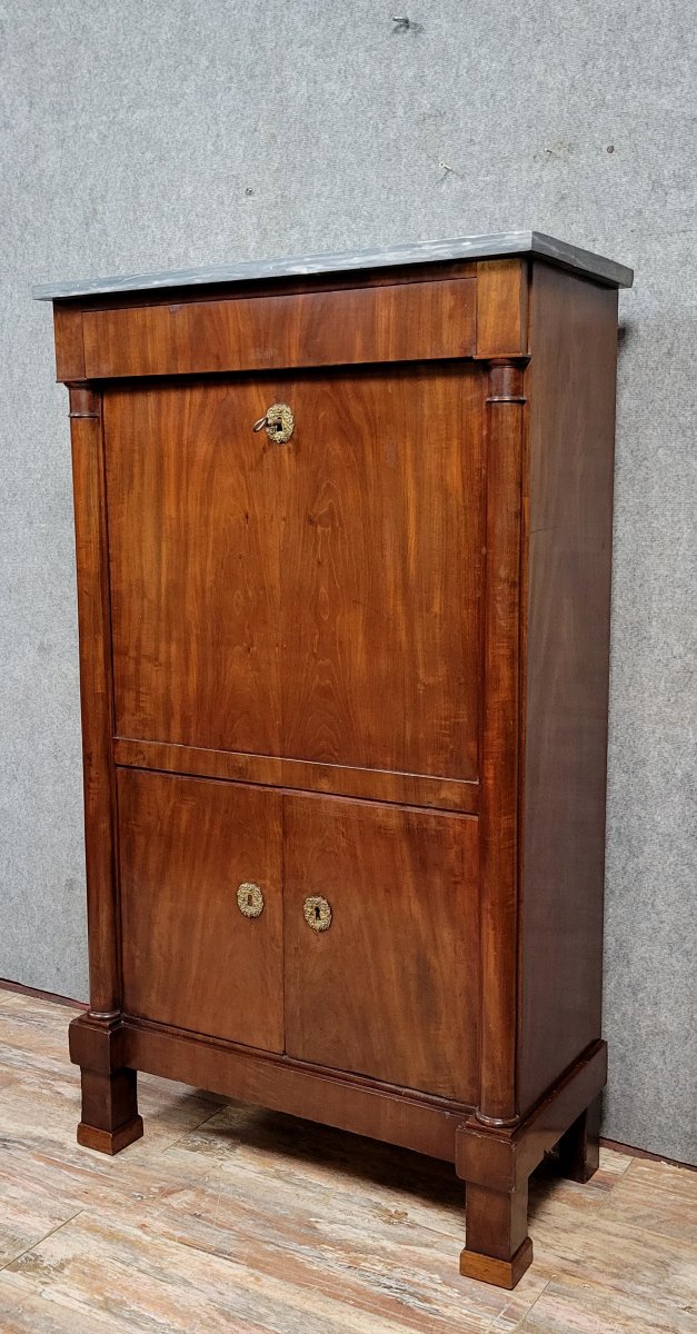 Secrétaire époque Empire en acajou-photo-2
