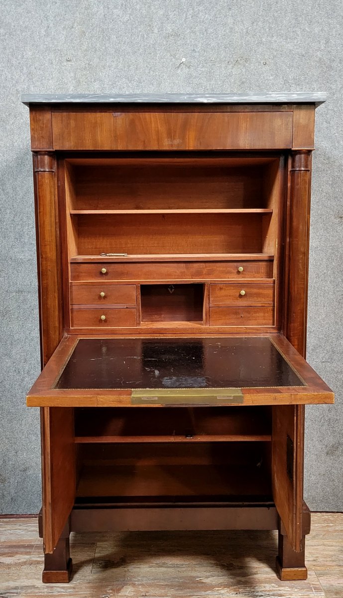 Secrétaire époque Empire en acajou-photo-6
