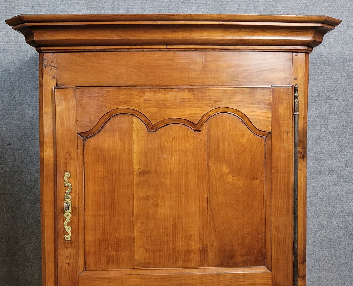 Louis XV Period "standing Man" Piece Of Furniture In Cherry Wood-photo-3