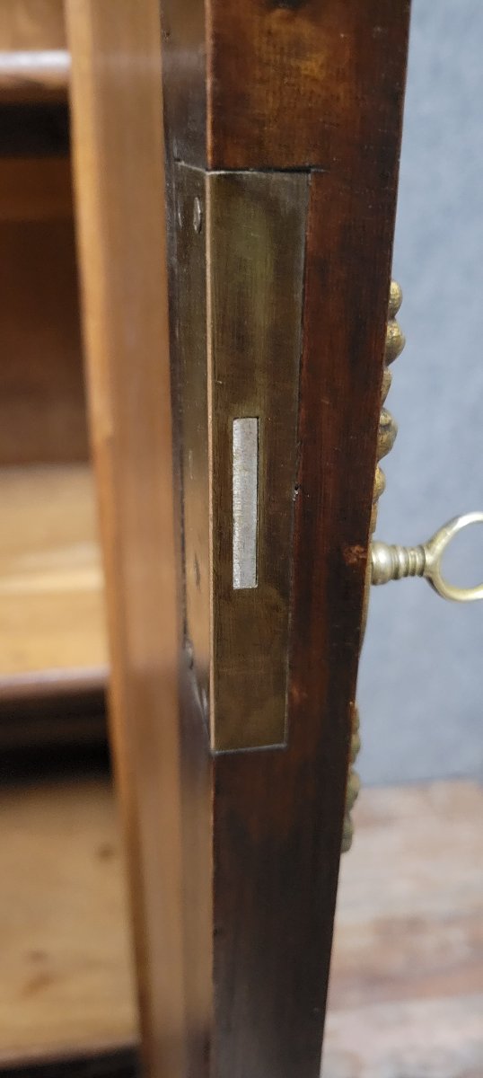 Louis Majorelle: Art Nouveau Period Mirrored Wardrobe In Macassar And Walnut -photo-3