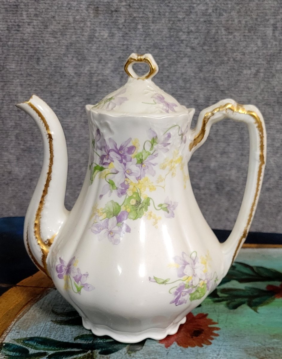Charles Ahrenfeldt Limoges: Porcelain Coffee Service -photo-5