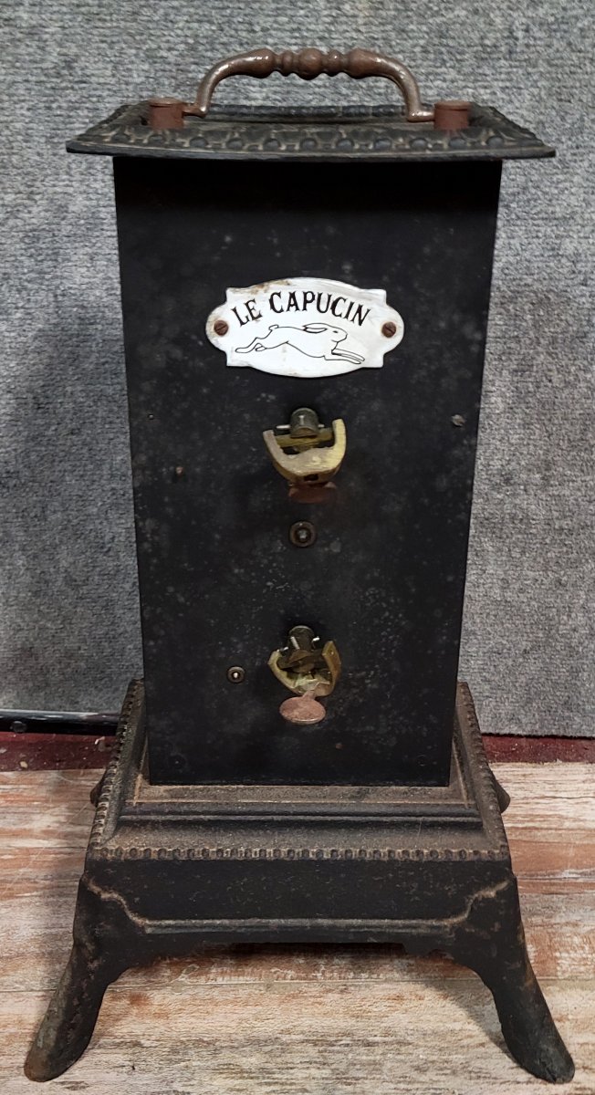 "le Capucin" Cast Iron Rotisserie From The Napoleon III Era -photo-3