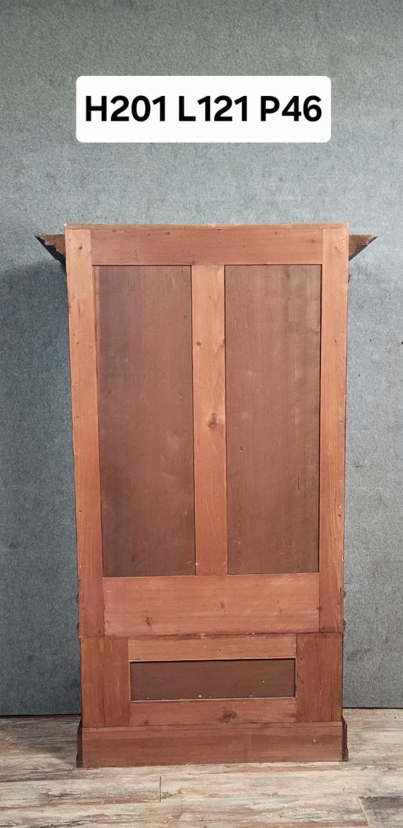 Rare Empire Style Mahogany And Gilt Bronze Bookcase-photo-8