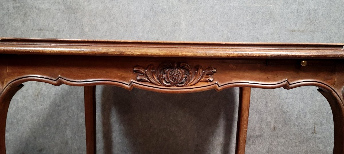 Antique Louis XV Style Games Table, In Oak-photo-3