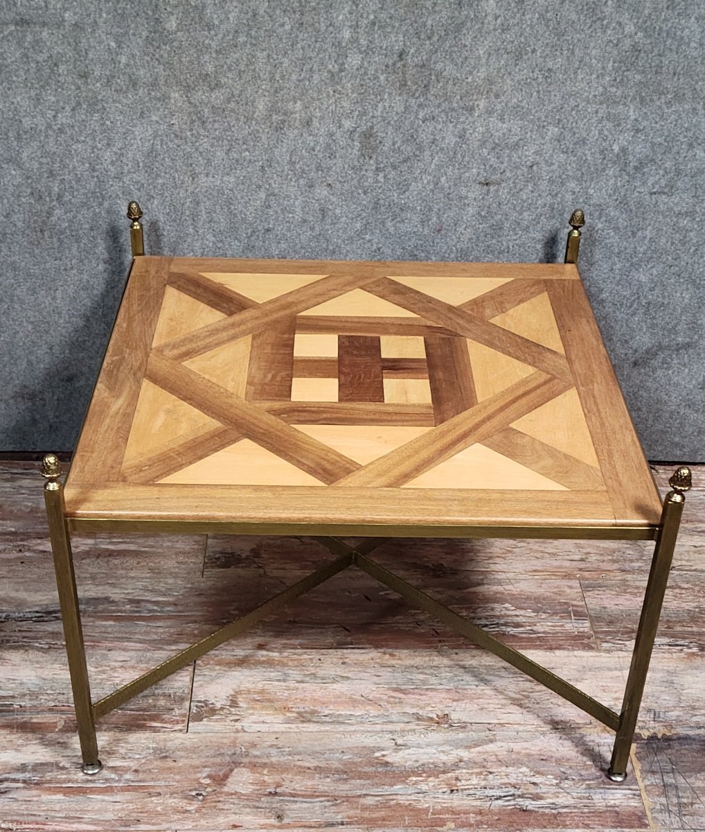 According To René Trotel: Aremberg Coffee Table Circa 1980  -photo-3