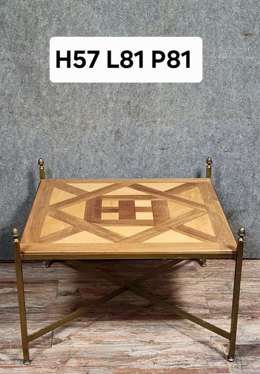 According To René Trotel: Aremberg Coffee Table Circa 1980  -photo-5