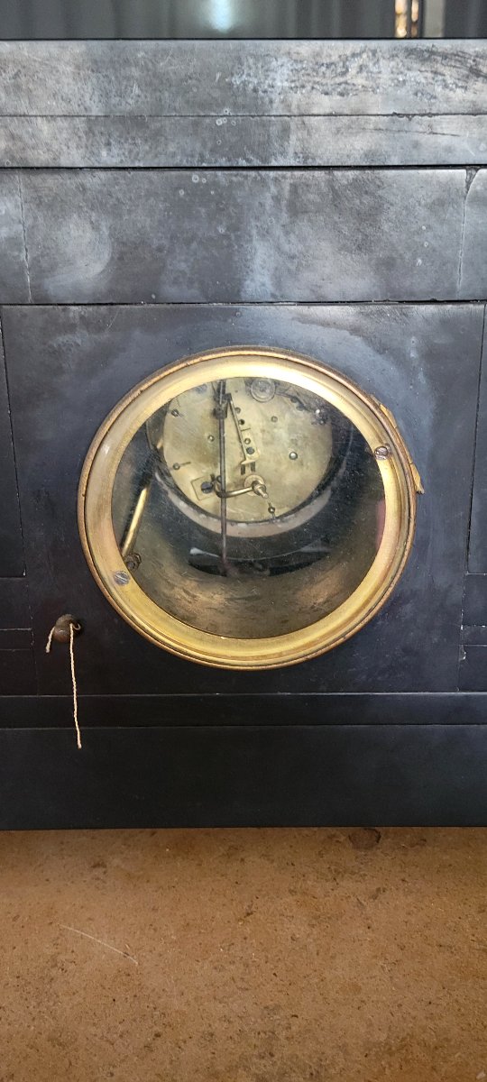 Importante garniture de cheminée époque Napoléon III-photo-8