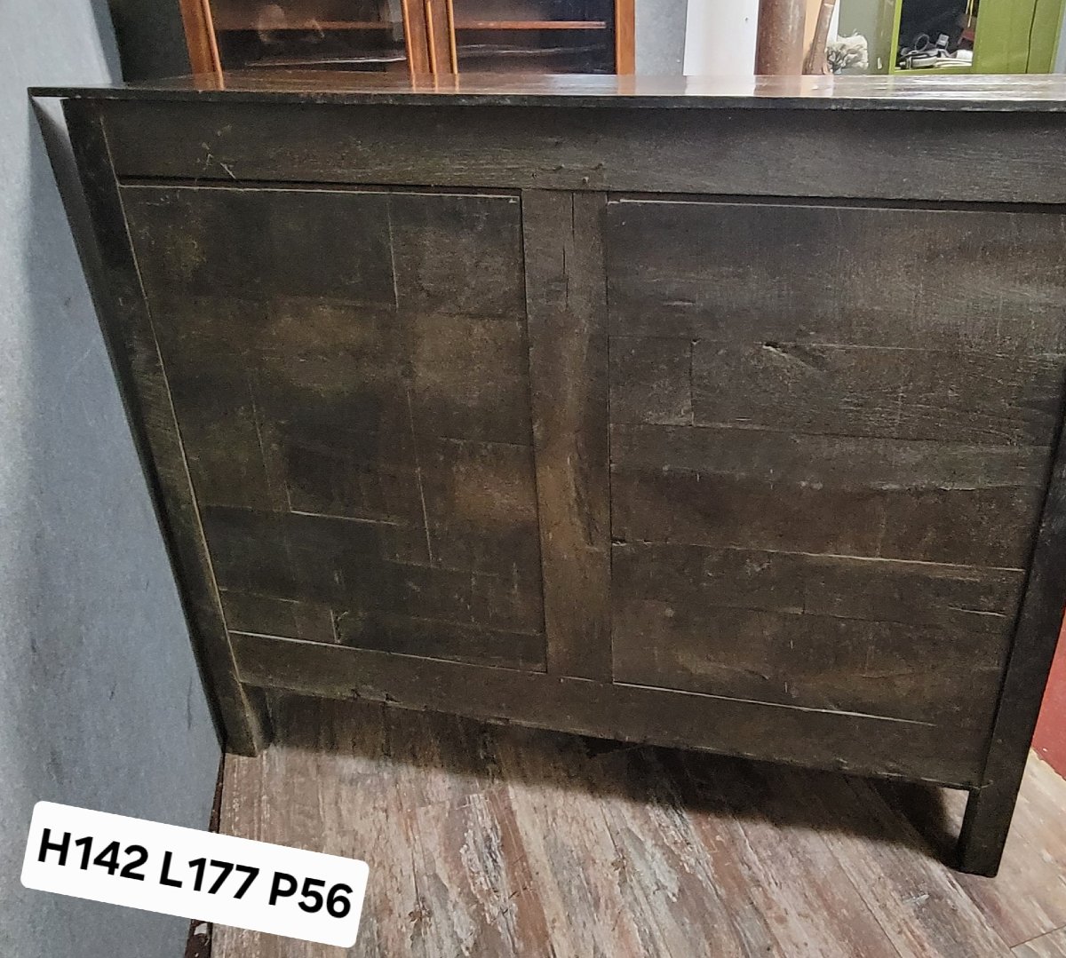 Louis XV Period Sideboard In Solid Oak From The Haute-marne Region-photo-8