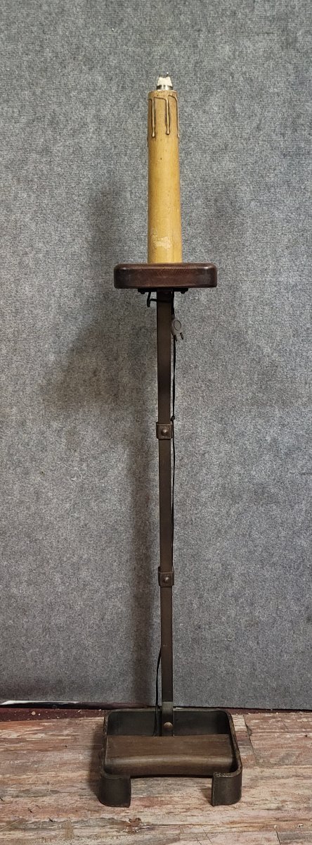 Attributed To Jean-pierre Ryckaert: Designer Floor Lamp With A Sculptural Appearance-photo-1