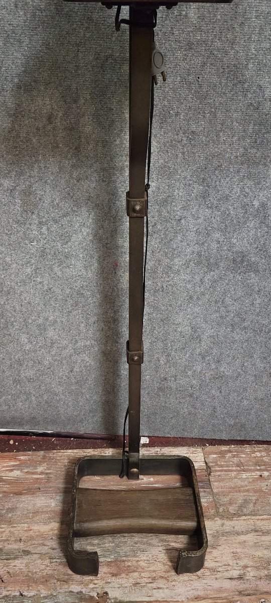 Attributed To Jean-pierre Ryckaert: Designer Floor Lamp With A Sculptural Appearance-photo-6