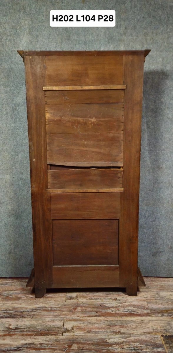 Porte manteaux- meuble d’entrée ancien en noyer, datant de la fin du XIXᵉ siècle-photo-6