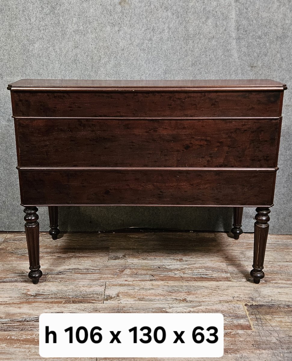 Antique Roll-top Desk – Louis-philippe Period / 19th Century  -photo-8