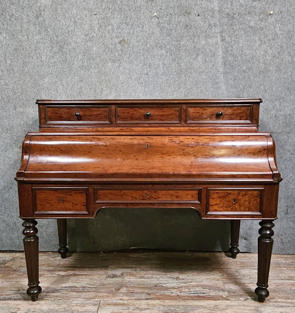 Antique Roll-top Desk – Louis-philippe Period / 19th Century  
