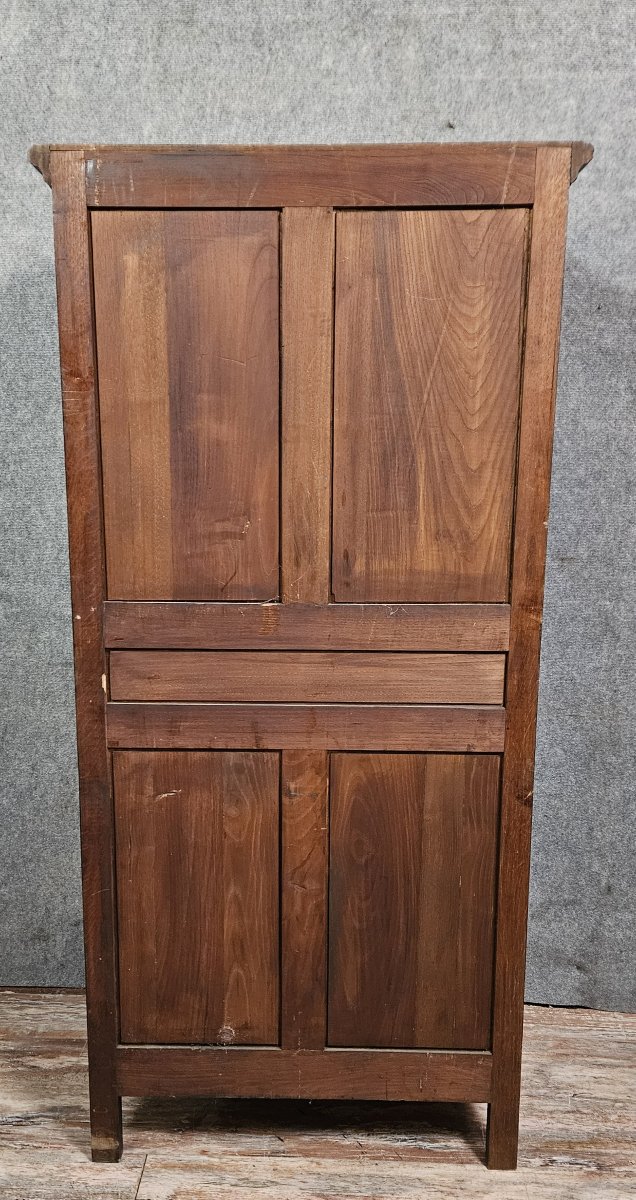 bonnetière rustique en chene massif mi XXeme-photo-6