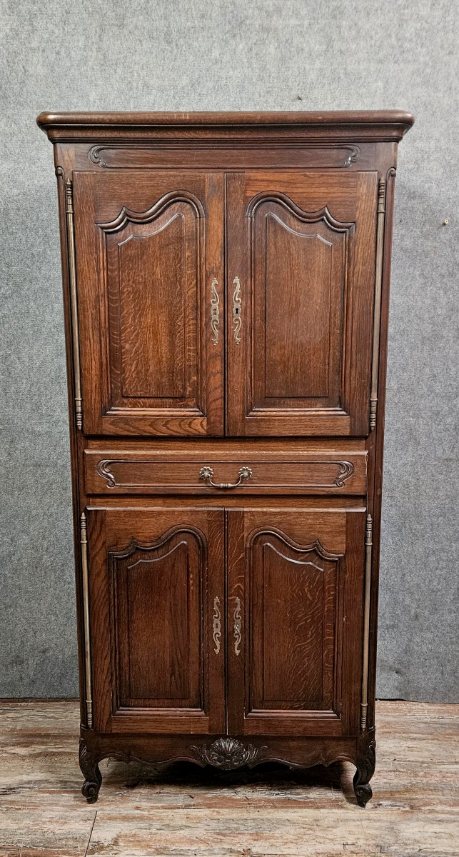 bonnetière rustique en chene massif mi XXeme