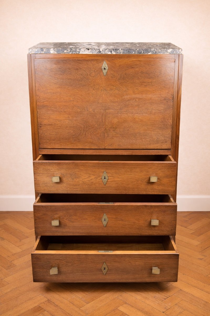 Secrétaire Art Déco en acajou – vers 1920-1930-photo-3