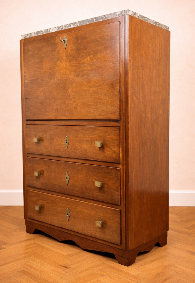Secrétaire Art Déco en acajou – vers 1920-1930