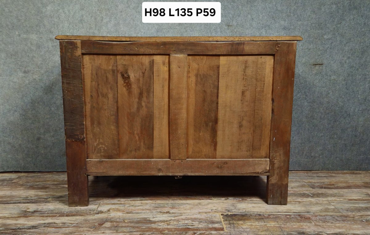 Louis XV Period Buffet In Solid Carved Wood, 18th Century-photo-3