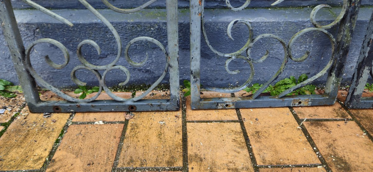 Ensemble de panneaux décoratifs en fer forgé, XXᵉ siècle-photo-2