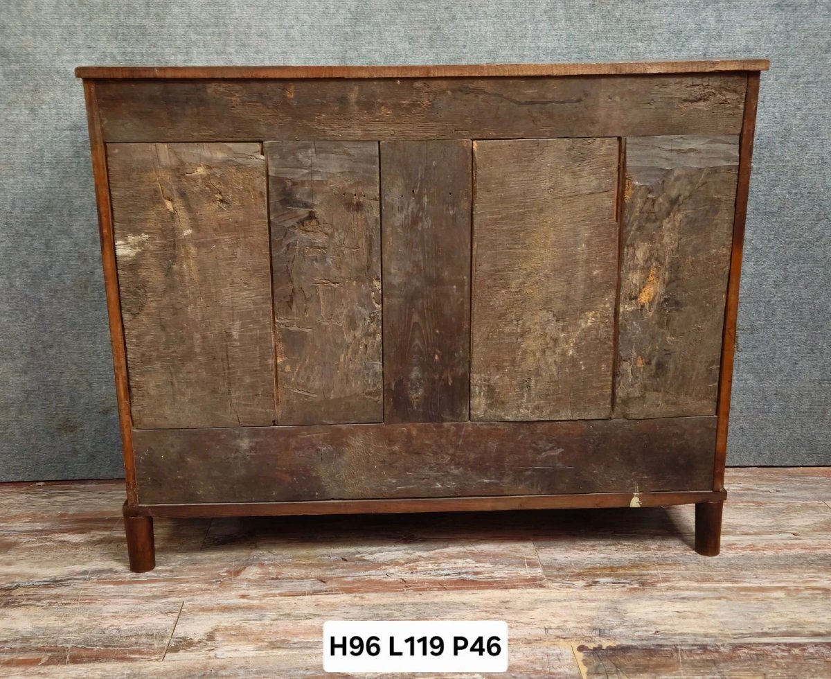 Antique Carved Solid Wood Buffet – Decorated With Cherubs – 19th Century-photo-5