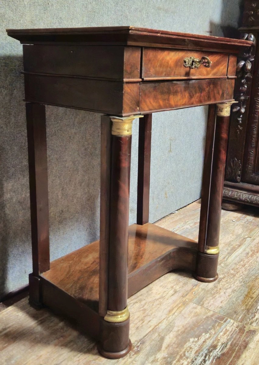 Console / table d’appoint d’époque Empire – XIXᵉ siècle-photo-3