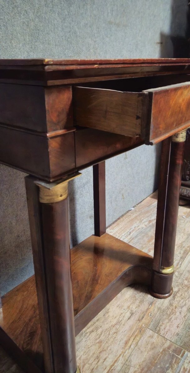 Console / table d’appoint d’époque Empire – XIXᵉ siècle-photo-4