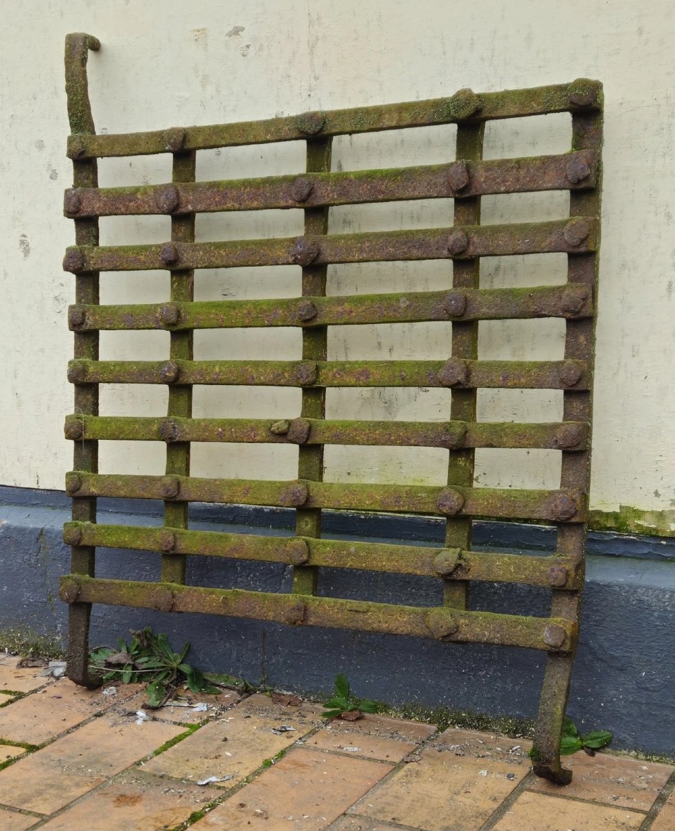 Wrought Iron Window Guard, Early Period, Circa 15th Century  -photo-3