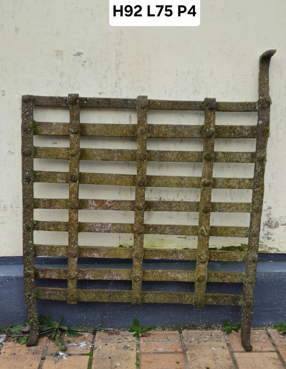 Wrought Iron Window Guard, Early Period, Circa 15th Century  -photo-5